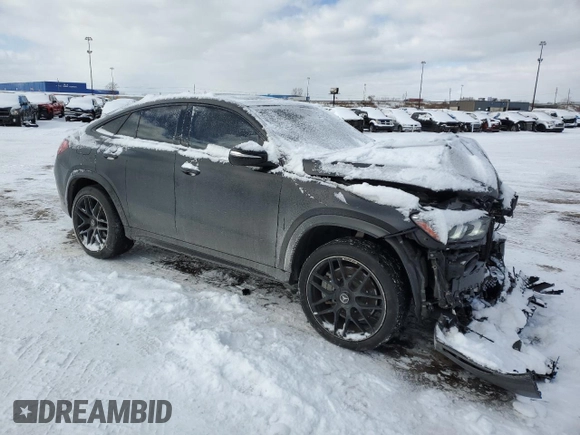 2022 Mercedes-Benz GLE 53 AMG with VIN 4JGFD6BB0NA720749, listed as a Copart auction lot 45540565 with 56,766 mi miles and Clean title. Bid and sale history available at DreamBid. Image 4.
