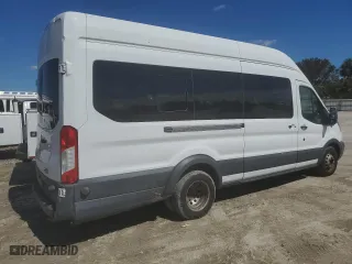 2015 Ford Transit Wagon XL with VIN 1FBVU4XV7FKA22467, listed as a Copart auction lot 75900204 with 156,023 mi miles and Salvage Title. Bid and sale history available at carsss.com. Image 3.
