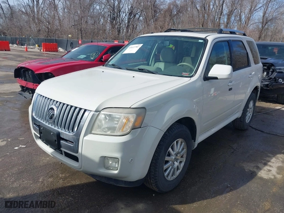 2010 Mercury Mariner Premier with VIN 4M2CN9HG3AKJ06981, listed as a IAAI auction lot 41612787 with 183,048 mi miles. Bid and sale history available at carsss.com. Image 17.