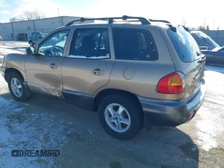 2002 Hyundai Santa Fe GLS with VIN KM8SC73D62U316002, listed as a IAAI auction lot 41249855 with Not Provided miles. Bid and sale history available at carsss.com. Image 3.