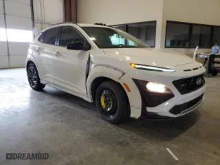 2022 Hyundai Kona N Line with VIN KM8K33A30NU773959, listed as a Copart auction lot 45729325 with 60,232 mi miles and Salvage Title. Bid and sale history available at carsss.com. Image 4.