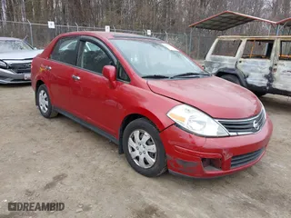 2010 Nissan Versa 1.8 S with VIN 3N1BC1AP2AL373436, listed as a IAAI auction lot 41791633 with NaN miles. Bid and sale history available at carsss.com. Image 1.