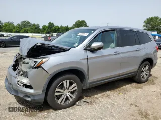2017 Honda Pilot EX-L with VIN 5FNYF6H54HB008605, listed as a Copart auction lot 57079175 with 101,259 mi miles and Salvage title. Bid and sale history available at DreamBid. Image 1.