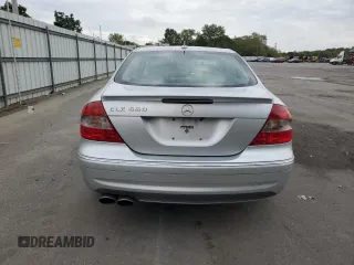 2007 Mercedes-Benz CLK 550 with VIN WDBTJ72H97F214917, listed as a Copart auction lot 73154374 with 110,017 mi miles and Salvage Title. Bid and sale history available at DreamBid. Image 6.