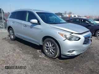 2015 Infiniti QX60 with VIN 5N1AL0MN7FC510527, listed as a IAAI auction lot 41791053 with 256,246 mi miles. Bid and sale history available at carsss.com. Image 1.