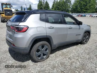 2021 Jeep Compass Altitude with VIN 3C4NJDBB3MT586386, listed as a Copart auction lot 58869495 with Not provided miles and Salvage title. Bid and sale history available at DreamBid. Image 3.
