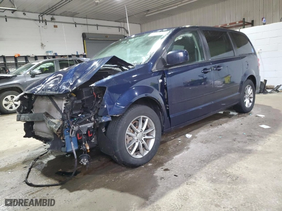 2014 Dodge Grand Caravan SE with VIN 2C4RDGBG8ER194000, listed as a Copart auction lot 45776485 with 108,940 mi miles and Salvage Title. Bid and sale history available at carsss.com. Image 1.