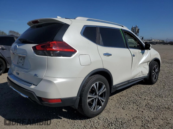 2017 Nissan Rogue S with VIN 5N1AT2MT5HC848232, listed as a Copart auction lot 52827485 with 76,005 mi miles and Salvage Title. Bid and sale history available at carsss.com. Image 3.