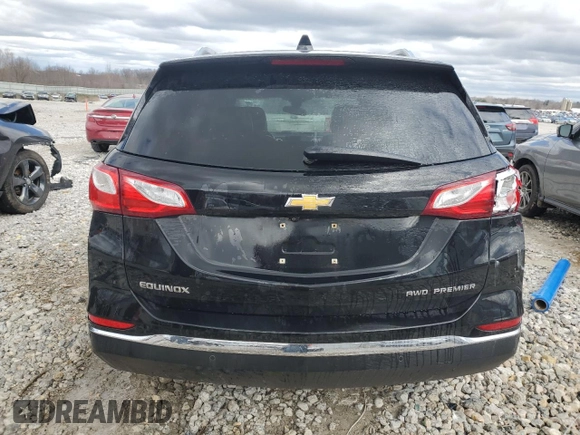 2019 Chevrolet Equinox Premier with VIN 3GNAXXEV8KL203180, listed as a Copart auction lot 51623015 with 69,320 mi miles and Clean Title. Bid and sale history available at DreamBid. Image 6.