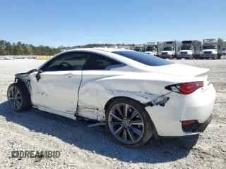 2022 Infiniti Q60 Red Sport 400 with VIN JN1FV7LL5NM680572, listed as a Copart auction lot 49444544 with 36,374 mi miles and Salvage title. Bid and sale history available at DreamBid. Image 2.