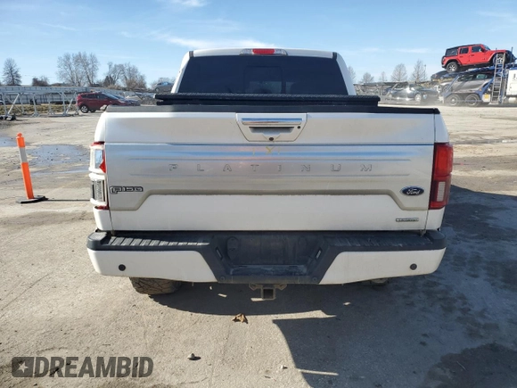 2019 Ford F-150 XL with VIN 1FTEW1E46KFD25631, listed as a Copart auction lot 43272255 with 146,160 mi miles and Salvage Title. Bid and sale history available at DreamBid. Image 6.