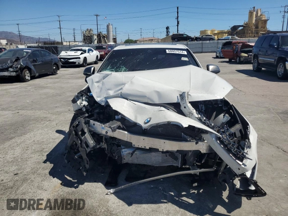 2020 BMW 2 Series M235i xDrive with VIN WBA13AL02L7F86225, listed as a Copart auction lot 68057514 with 38,081 mi miles and Salvage Title. Bid and sale history available at carsss.com. Image 5.