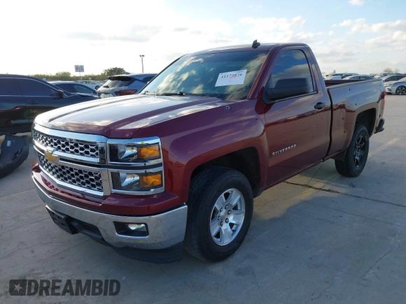 2014 Chevrolet Silverado 1500 with VIN 1GCNCREH8EZ312389, listed as a IAAI auction lot 41172876 with 56,046 mi miles and . Bid and sale history available at DreamBid. Image 2.
