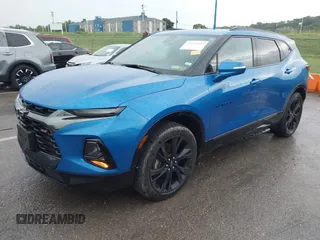 2020 Chevrolet Blazer RS with VIN 3GNKBKRS6LS698542, listed as a IAAI auction lot 42416623 with 46,641 mi miles and . Bid and sale history available at DreamBid. Image 2.