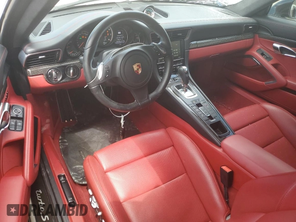 2015 Porsche 911 Turbo S z VIN WP0AD2A94FS166536, wystawiony jako Copart lot #71944844 z przebiegiem 9 222 mil mil oraz Szkoda całkowita • Salvage title. Historia ofert i sprzedaży dostępna na DreamBid. Obrazek 8.