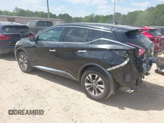 2017 Nissan Murano S with VIN 5N1AZ2MG1HN127136, listed as a IAAI auction lot 42010293 with 183,288 mi miles and . Bid and sale history available at carsss.com. Image 3.