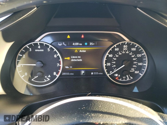 2020 Nissan Murano S with VIN 5N1AZ2AS2LN148675, listed as a Copart auction lot 43629905 with 28,555 mi miles and Salvage Title. Bid and sale history available at DreamBid. Image 9.