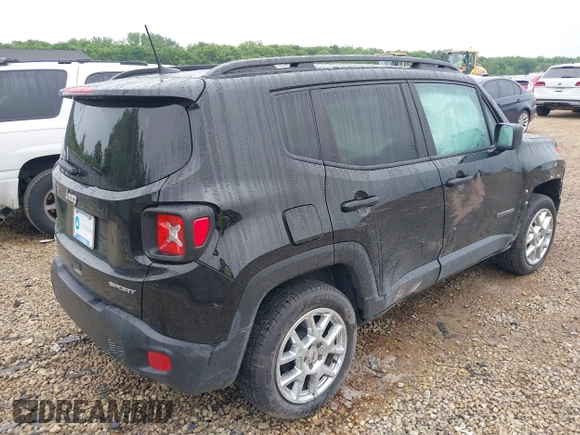 2022 Jeep Renegade Sport with VIN ZACNJDA1XNPN73830, listed as a IAAI auction lot 42362432 with 26,273 mi miles and . Bid and sale history available at DreamBid. Image 4.