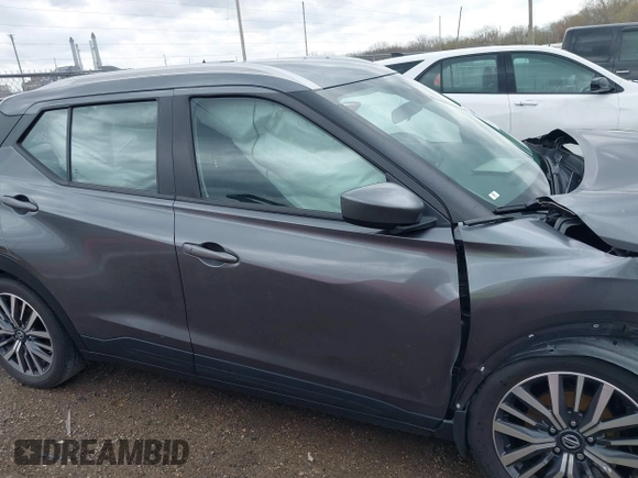 2021 Nissan Kicks SV with VIN 3N1CP5CV2ML515624, listed as a IAAI auction lot 41924838 with 33,060 mi miles and . Bid and sale history available at DreamBid. Image 13.