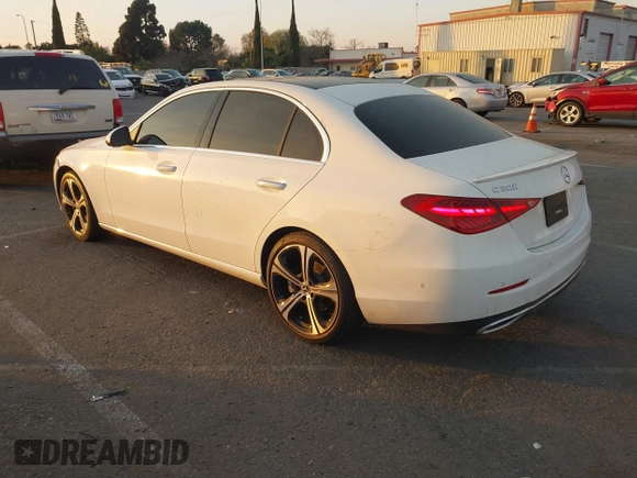 2022 Mercedes-Benz C 300 with VIN W1KAF4GBXNR039236, listed as a IAAI auction lot 41260787 with 20,658 mi miles and . Bid and sale history available at DreamBid. Image 3.