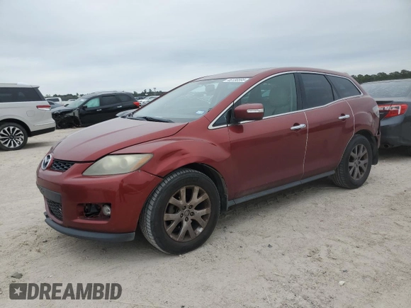 2009 Mazda CX-7 Sport with VIN JM3ER293490228317, listed as a Copart auction lot 46138595 with 202,336 mi miles and Salvage Title. Bid and sale history available at carsss.com. Image 1.