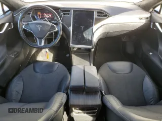 2016 Tesla Model S 70 with VIN 5YJSA1E17GF164788, listed as a Copart auction lot 75565904 with 96,936 mi miles and Salvage title. Bid and sale history available at DreamBid. Image 8.