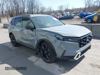 2025 Honda CR-V Sport Touring with VIN 5J6RS6H99SL004518, listed as a IAAI auction lot 41810296 with 3,884 mi miles and . Bid and sale history available at DreamBid. Image 1.
