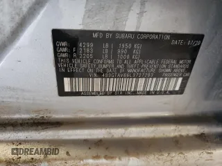 2020 Subaru Impreza Premium with VIN 4S3GTAV66L3727283, listed as a Copart auction lot 52087555 with Not provided miles and Salvage title. Bid and sale history available at DreamBid. Image 14.