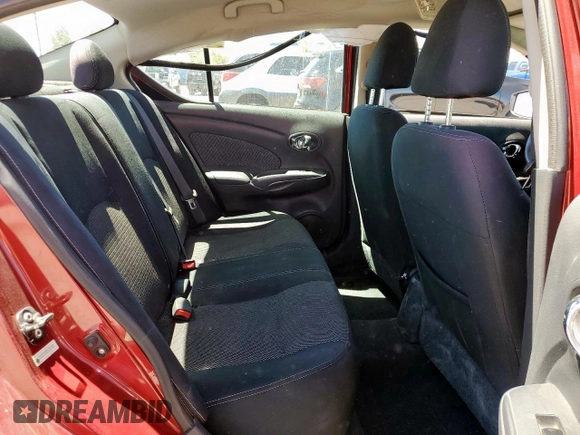 2015 Nissan Versa SV with VIN 3N1CN7AP5FL851292, listed as a Copart auction lot 59463915 with 35,365 mi miles and Salvage title. Bid and sale history available at DreamBid. Image 10.