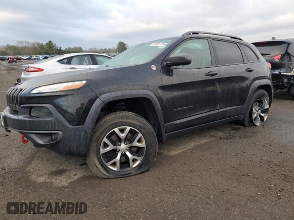 2018 Jeep Cherokee Trailhawk with VIN 1C4PJMBB5JD535384, listed as a Copart auction lot 51041775 with 89,873 mi miles and Salvage Title. Bid and sale history available at carsss.com. Image 1.