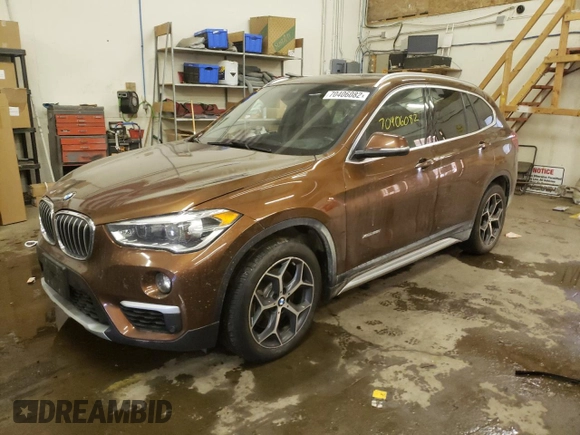 2016 BMW X1 xDrive28i with VIN WBXHT3C39G5E55868, listed as a Copart auction lot 70406082 with 0 mi miles. Bid and sale history available at carsss.com. Image 1.