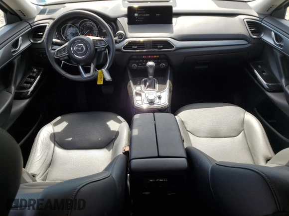 2023 Mazda CX-9 Touring with VIN JM3TCBCY4P0652834, listed as a Copart auction lot 57668725 with 23,370 mi miles and Salvage title. Bid and sale history available at DreamBid. Image 8.