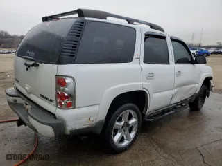 2005 Chevrolet Tahoe Z71 with VIN 1GNEK13T65R197195, listed as a Copart auction lot 44345435 with 0 mi miles and Salvage Title. Bid and sale history available at carsss.com. Image 3.