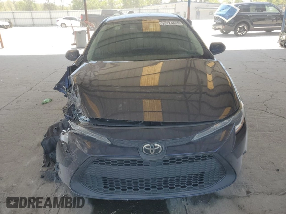2022 Toyota Corolla LE with VIN 5YFEPMAE4NP344270, listed as a Copart auction lot 53124835 with 38,407 mi miles and Salvage Title. Bid and sale history available at DreamBid. Image 5.