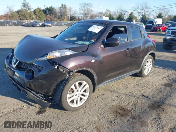 2014 Nissan Juke S with VIN JN8AF5MV3ET359780, listed as a IAAI auction lot 40832448 with 118,405 mi miles. Bid and sale history available at carsss.com. Image 17.