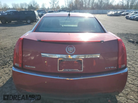 2008 Cadillac CTS AWD w/1SB with VIN 1G6DT57V680157361, listed as a Copart auction lot 83477184 with 0 mi miles and Salvage Title. Bid and sale history available at carsss.com. Image 6.