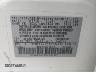 2016 Nissan Sentra SV with VIN 3N1AB7APXGY257429, listed as a Copart auction lot 51481995 with 182,104 mi miles and Salvage Title. Bid and sale history available at DreamBid. Image 13.