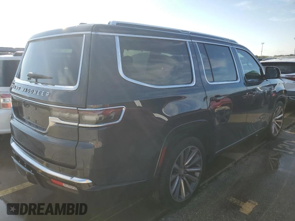 2023 Jeep Grand Wagoneer with VIN 1C4SJVEJ3PS543104, listed as a Copart auction lot 73866264 with 6,598 mi miles and Non repairable. Bid and sale history available at DreamBid. Image 3.