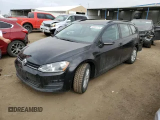 2017 Volkswagen Golf SportWagen S with VIN 3VWC17AU4HM510099, listed as a Copart auction lot 46581174 with 46,344 mi miles. Bid and sale history available at carsss.com. Image 1.