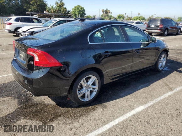2015 Volvo S60 T5 Drive-E Platinum with VIN YV126MFM3F1358750, listed as a Copart auction lot 63055013 with 60,500 mi miles. Bid and sale history available at carsss.com. Image 3.