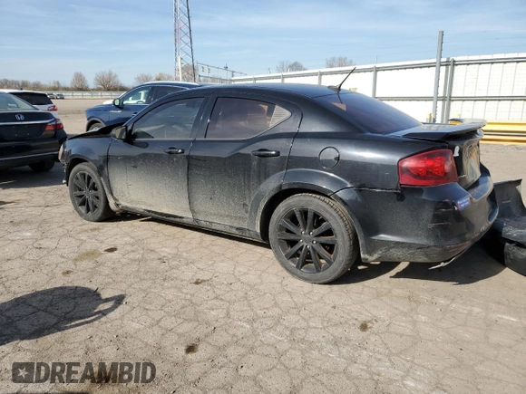 2014 Dodge Avenger SE with VIN 1C3CDZAB5EN188972, listed as a Copart auction lot 53466165 with 158,326 mi miles and Salvage Title. Bid and sale history available at DreamBid. Image 2.