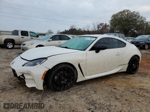 2022 Toyota 86 with VIN JF1ZNBC19N8758457, listed as a Copart auction lot 81175834 with 59,086 mi miles and Salvage Title. Bid and sale history available at DreamBid. Image 1.