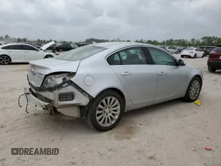 2011 Buick Regal CXL RL1 with VIN 2G4GN5EC7B9177438, listed as a Copart auction lot 51625705 with 113,695 mi miles and Salvage title. Bid and sale history available at DreamBid. Image 3.