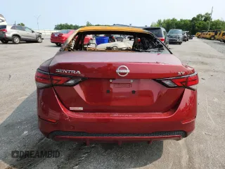 2024 Nissan Sentra SV z VIN 3N1AB8CV4RY310890, wystawiony jako Copart lot #58735065 z przebiegiem Nie podano mil oraz Szkoda całkowita • Salvage title. Historia ofert i sprzedaży dostępna na DreamBid. Obrazek 6.