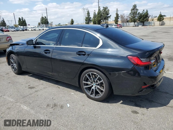 2020 BMW 3 Series 330i xDrive with VIN 3MW5R7J05L8B18216, listed as a Copart auction lot 54901945 with 47,802 mi miles and Salvage Title. Bid and sale history available at DreamBid. Image 2.