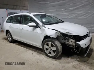 2015 Volkswagen Golf SportWagen TDI SE with VIN 3VWCA7AU0FM501705, listed as a Copart auction lot 48481995 with 133,894 mi miles and Salvage Title. Bid and sale history available at carsss.com. Image 4.