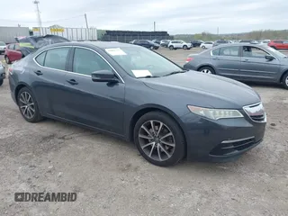 2016 Acura TLX V6 with VIN 19UUB2F38GA002139, listed as a IAAI auction lot 42085211 with 117,745 mi miles. Bid and sale history available at carsss.com. Image 1.