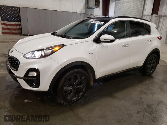 2020 Kia Sportage S with VIN KNDP6CAC3L7743593, listed as a Copart auction lot 50298225 with 91,611 mi miles and Salvage Title. Bid and sale history available at carsss.com. Image 1.