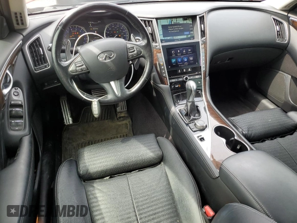 2014 Infiniti Q50 Hybrid Premium with VIN JN1AV7AR2EM702478, listed as a Copart auction lot 53332775 with 115,142 mi miles and Clean Title. Bid and sale history available at DreamBid. Image 8.