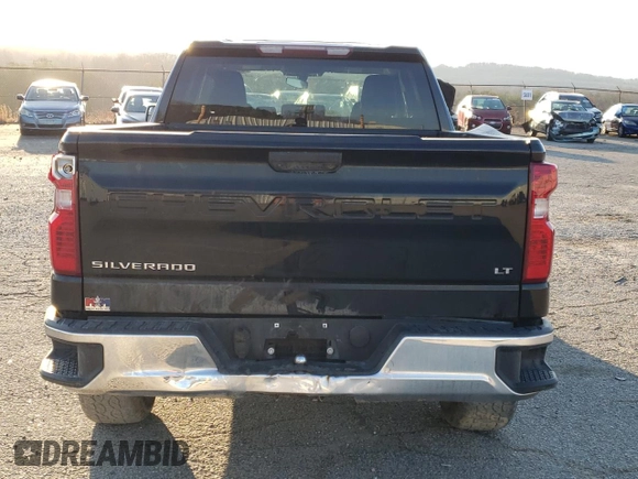 2020 Chevrolet Silverado 1500 LT with VIN 1GCRYDED3LZ135203, listed as a Copart auction lot 48203185 with 50,589 mi miles and Salvage Title. Bid and sale history available at carsss.com. Image 6.